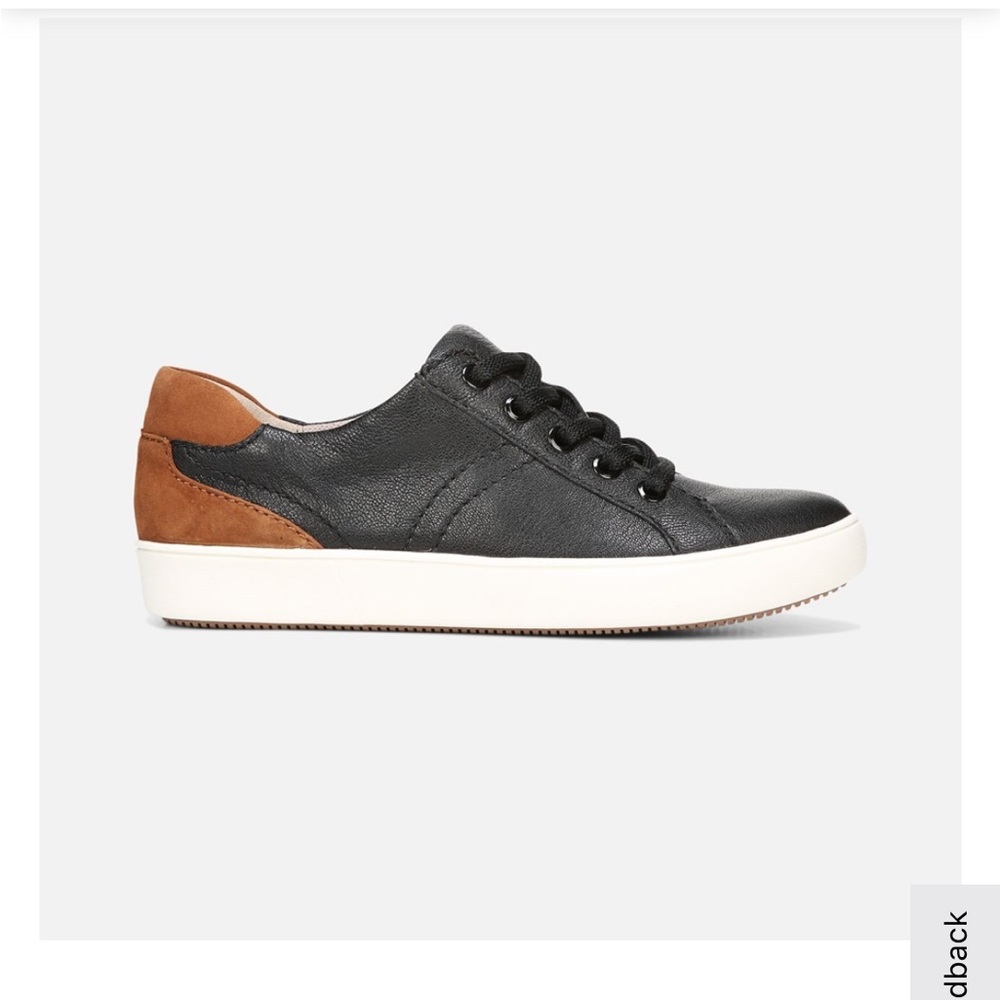 Naturalizer Morrison Black Leather Sneaker